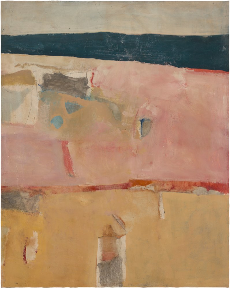 Richard Diebenkorn
Albuquerque #11, 1951
Oil and graphite on canvas
56 3/8 x 44 3/4 inches
&amp;copy; Richard Diebenkorn Foundation