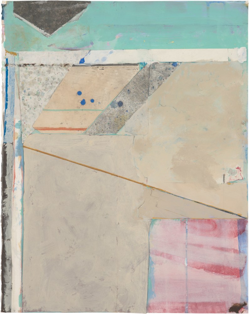 Richard Diebenkorn
Untitled, 1986
Acrylic, gouache, and pasted paper on paper
23 7/8 x 19 inches
&amp;copy; Richard Diebenkorn Foundation