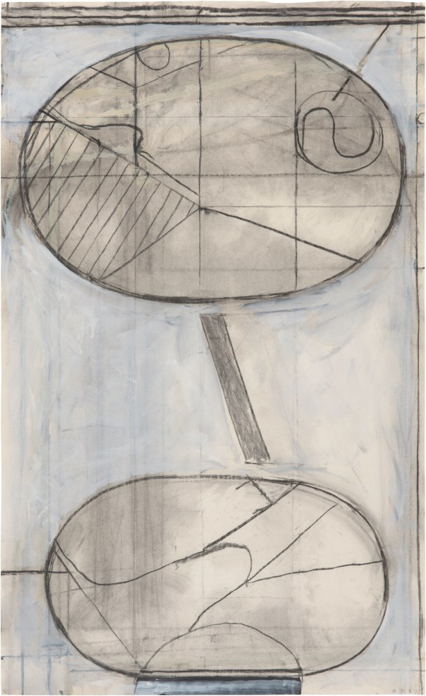 Richard Diebenkorn
Untitled, 1987
Acrylic and charcoal on two pieces of joined paper
36 x 22 inches
&amp;copy; Richard Diebenkorn Foundation
