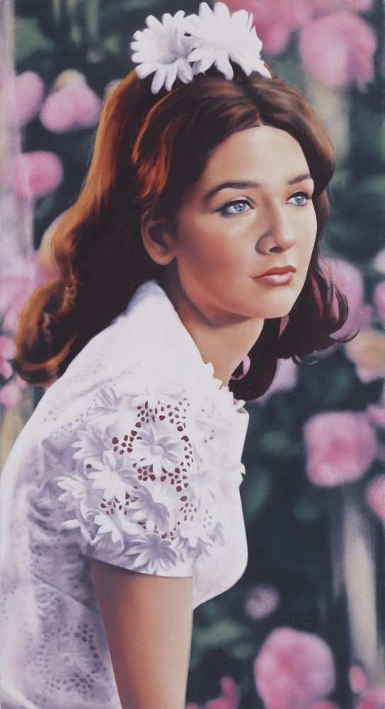 Des Lawrence
Suzanne Pleshette,&amp;nbsp;2014
Enamel on board
14 1/8 x 7 5/8 inches

SOLD