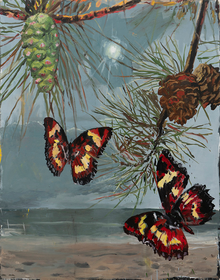 Enrique Martinez Celaya
The Citadel (For R.J.),&amp;nbsp;2020
Oil and wax on canvas in artist&amp;#39;s frame
78 x 61 inches

$95,000