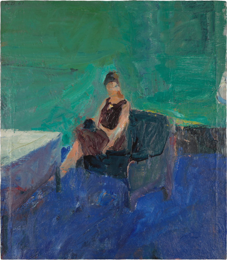 Richard Diebenkorn
Seated Woman, Green Interior, 1961
Oil on canvas
32 3/4 x 28 1/2 inches
&amp;copy; Richard Diebenkorn Foundation
&amp;nbsp;