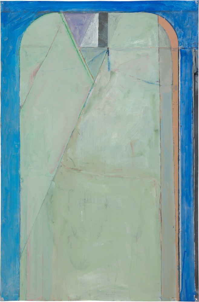 Richard Diebenkorn
Untitled (Ocean Park), 1987
Acrylic, gouache and crayon on paper
38 x 25 1/2 inches
&amp;copy; Richard Diebenkorn Foundation