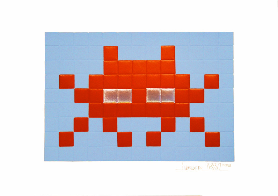 Invasion (Red), 2007
Embossed screenprint on paper
16&amp;nbsp;1/2&amp;nbsp;x 11 1/2 inches (42&amp;nbsp;x 29.5&amp;nbsp;cm)
Edition of 2 PP
Signed | Numbered&amp;nbsp;