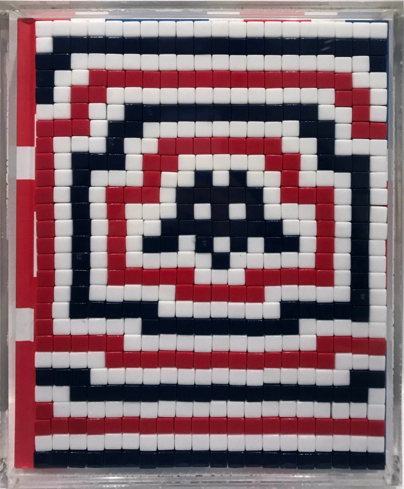 Invasion In The U.K. Book, 2007
Mosaic tiles on book cover
11&amp;nbsp;1/2&amp;nbsp;x 9 x 1 3/4&amp;nbsp;inches (29.2&amp;nbsp;x 22.9 x 4.5&amp;nbsp;cm)
Edition of 50
Stamp Signed | Numbered&amp;nbsp;