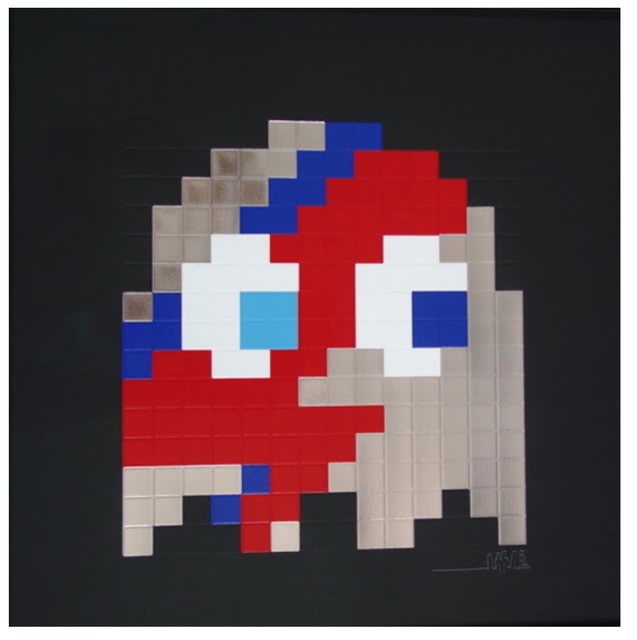 Aladdin Sane VIP (Silver),&amp;nbsp;2014
Embossed screenprint with foil&amp;nbsp;on paper
17 5/8 x 16 7/8 inches (45&amp;nbsp;x 43&amp;nbsp;cm)
Edition of 125
Signed | Numbered&amp;nbsp;