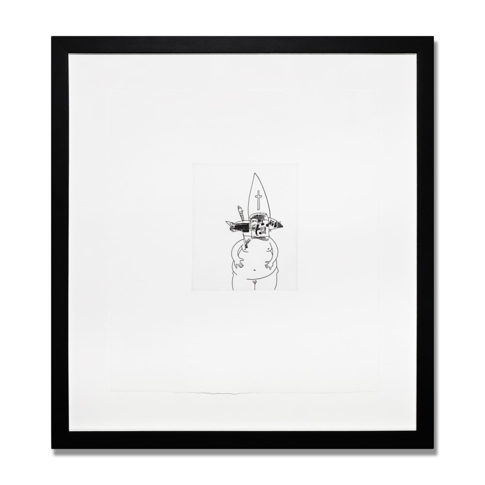 Untitled (with Sean Kalish) G, 1989

Etching on paper

14 x 12 1/2 in. (35.6 x 31.8 cm)

Edition of 33

Signed, stamped and authenticated by the Executor of the Keith Haring Estate