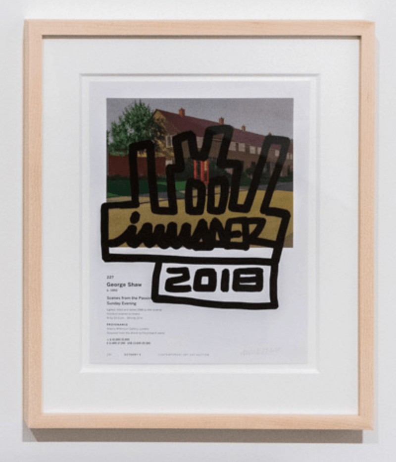 Invader / Shaw, 2018
Ink on glossy paper
11&amp;nbsp;5/8&amp;nbsp;x 9&amp;nbsp;inches (29.5 x 22.9&amp;nbsp;cm)
Unique |Signed&amp;nbsp;