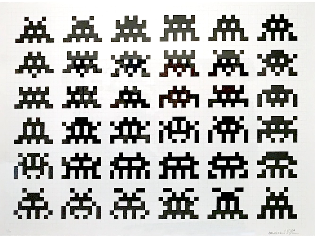 Repetition Varaition Evolution, 2017
Screenprint on paper
26 3/4&amp;nbsp;x 34&amp;nbsp;5/8&amp;nbsp;inches (68&amp;nbsp;x 88&amp;nbsp;cm)
Edition of 150
Signed | Numbered&amp;nbsp;