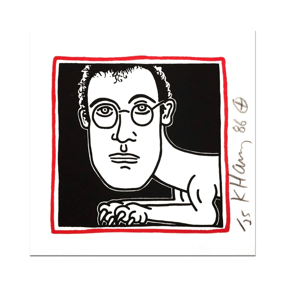 Self Portrait, 1986

Silkscreen on paper

6 x 6 in. (15.2 x 15.2 cm)

Edition of 25

Signed | Numbered | Accompanied by Certificate of Authenticity from the Keith Haring Estate