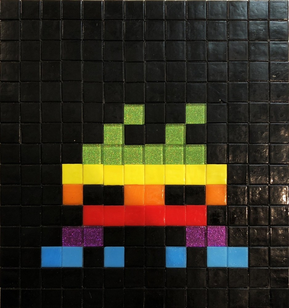 Small Apple Space (5), 2009
Cermaic mosaic tiles on board
11&amp;nbsp;3/4 x 11&amp;nbsp;inches (29.8&amp;nbsp;x 27.9&amp;nbsp;cm)
Unique&amp;nbsp;