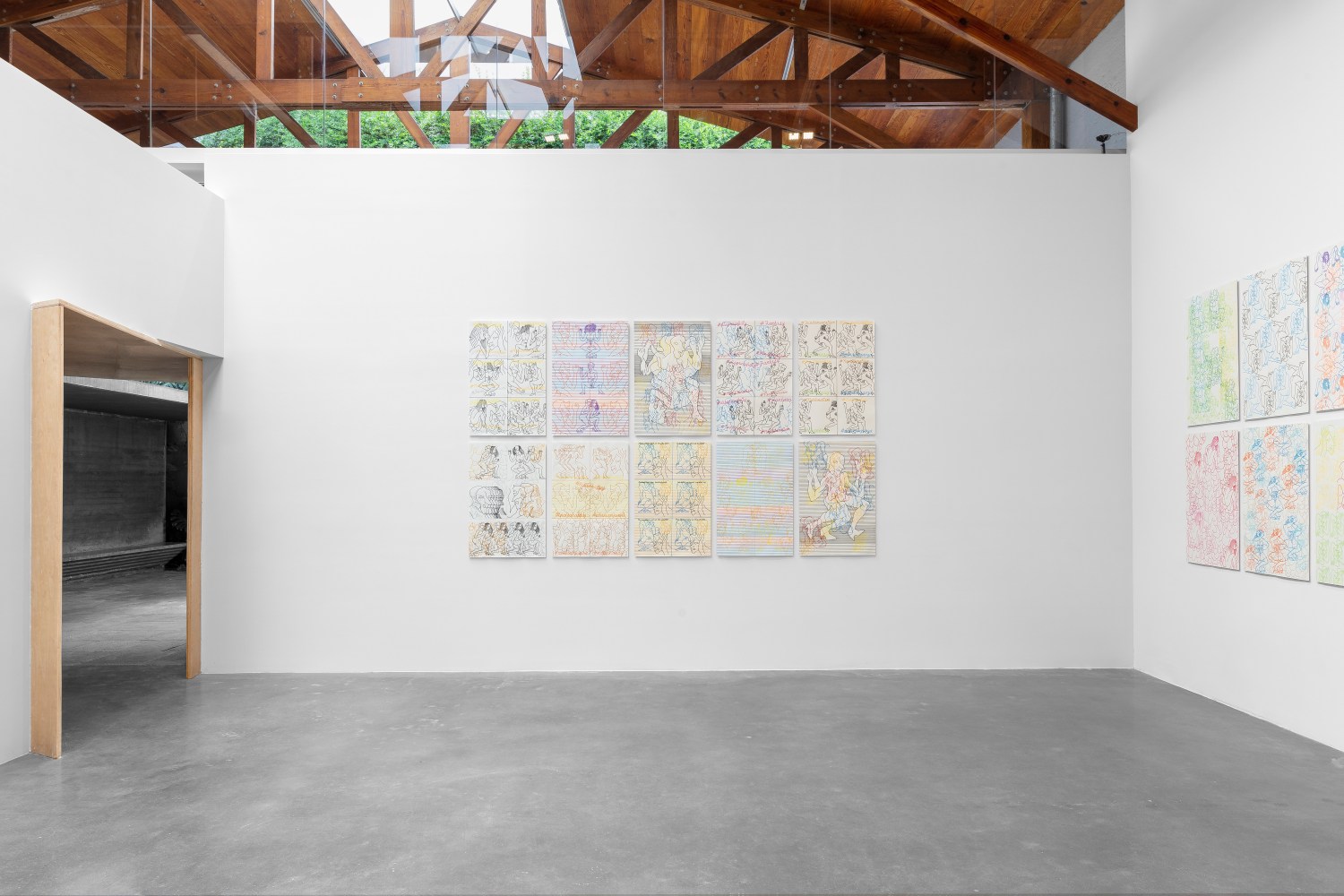 carlos amorales,&amp;nbsp;orgy or narcissus, kurimanzutto, mexico city, 2020