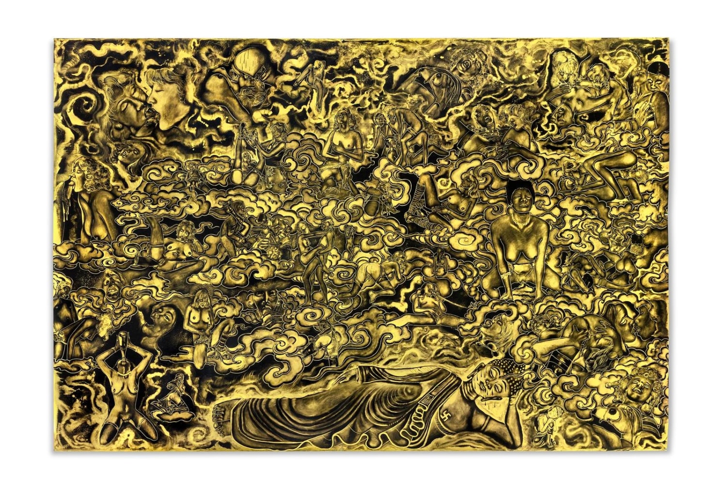 untitled (buddha&amp;#39;s dreams), 2015

ink and pigments on paper

&amp;nbsp;

72.05 x 105.51 in.

&amp;nbsp;