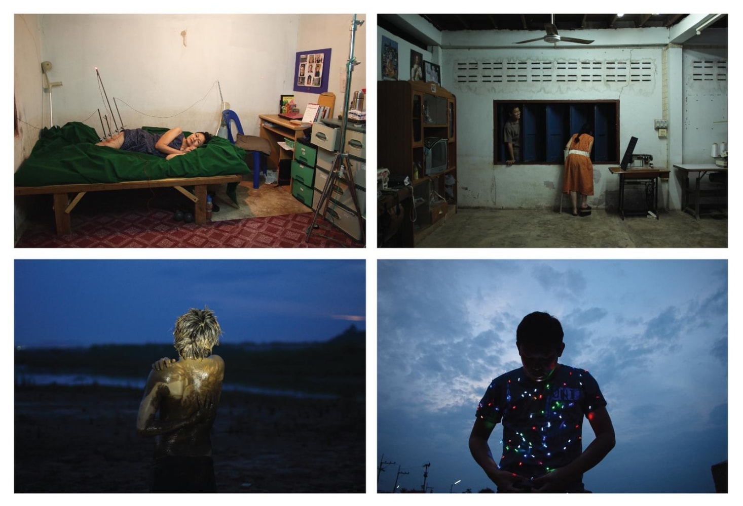 for tomorrow for tonight, 2011

installation consisting of 4 single channel videos, 5 photographs, 2 powered speakers, ceramic tiles

&amp;nbsp;