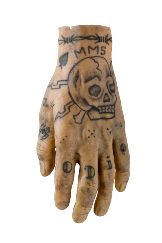 untitled (mano odio), 2005

ink tattoo on plastic hand

1.89 x 7.28 x 3.43 in.

&amp;nbsp;