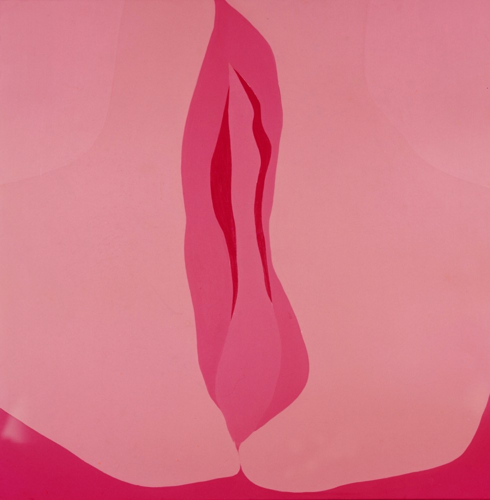 untitled, 1973. from the series frozen sex, 1974&amp;mdash;75. acrylic on canvas. 50 3/4 x 50 3/4 in. (129 x 129 cm) &amp;copy; marta minuj&amp;iacute;n