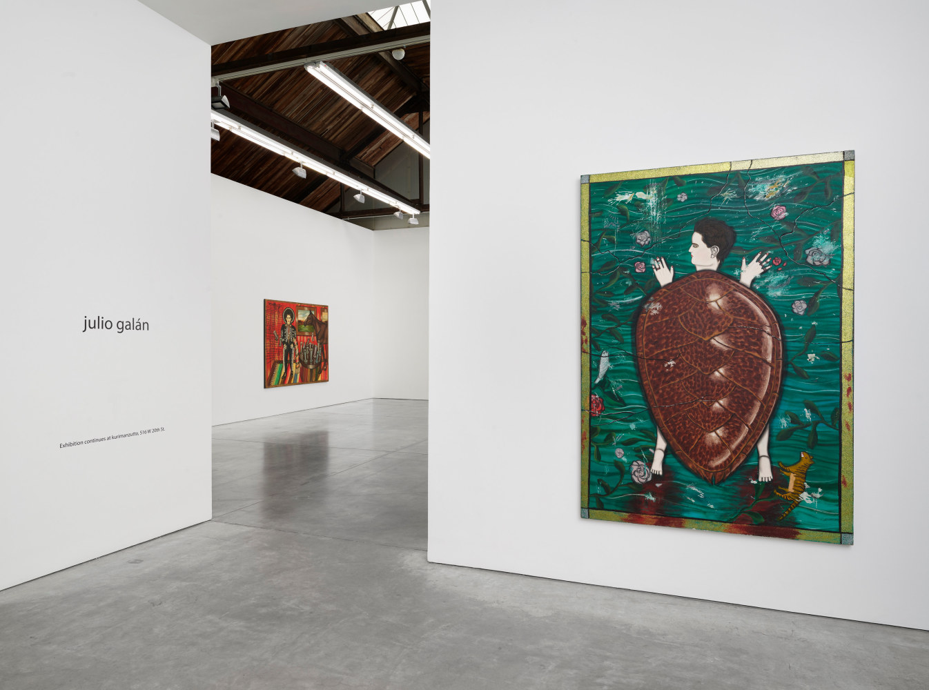 vista de instalaci&amp;oacute;n julio gal&amp;aacute;n, luhring augustine chelsea, 2025. foto: farzad owrang⁠