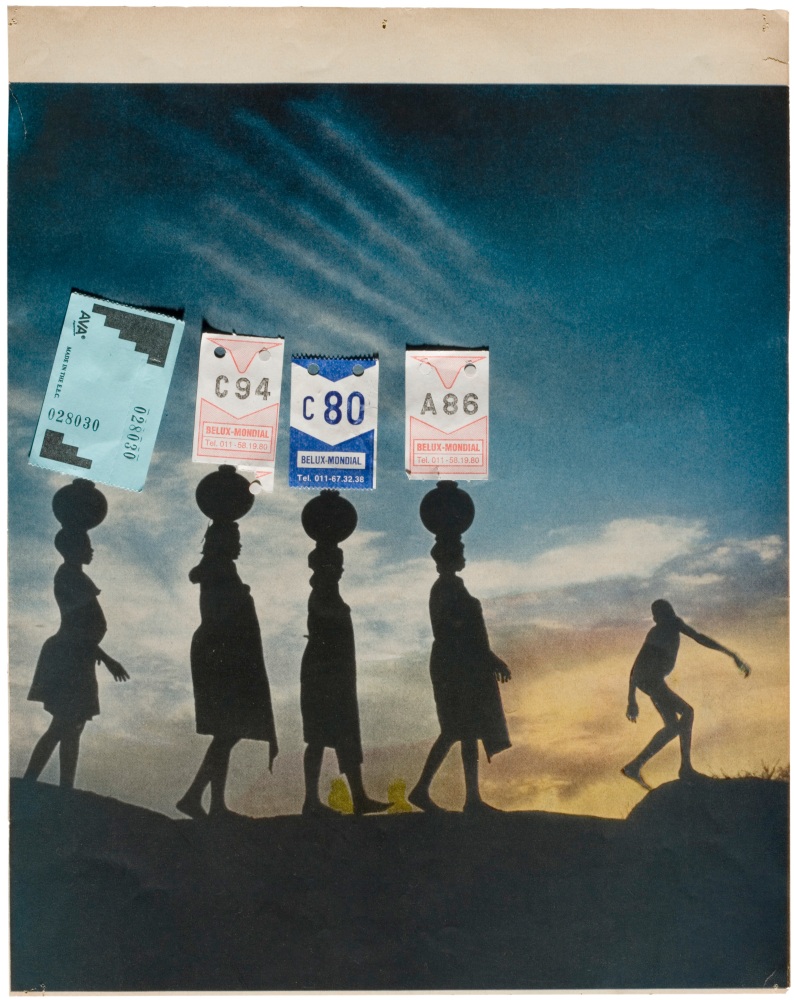 untitled (&amp;quot;a 84&amp;quot;), 2007
turn stubs on vintage magazine page
12.99 x 10.51 in.

&amp;nbsp;

&amp;nbsp;