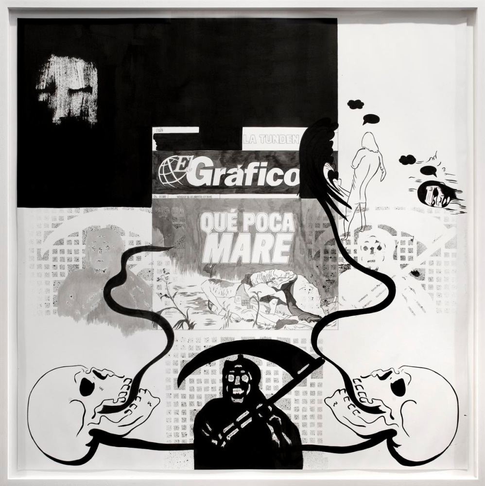 que poca mare (de la serie el gr&amp;aacute;fico), 2008

papel carb&amp;oacute;n, tinta sobre papel

124.5 x 124.5 cm

&amp;nbsp;

&amp;nbsp;