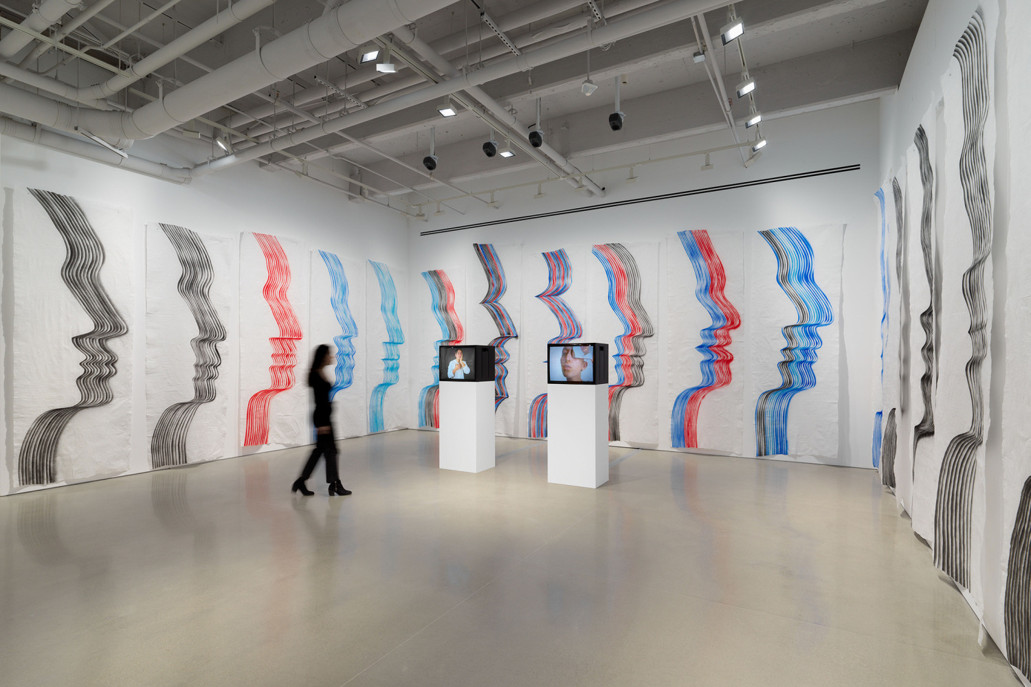 carlos amorales, words of mouths and hands, kurimanzutto, new york, 2023