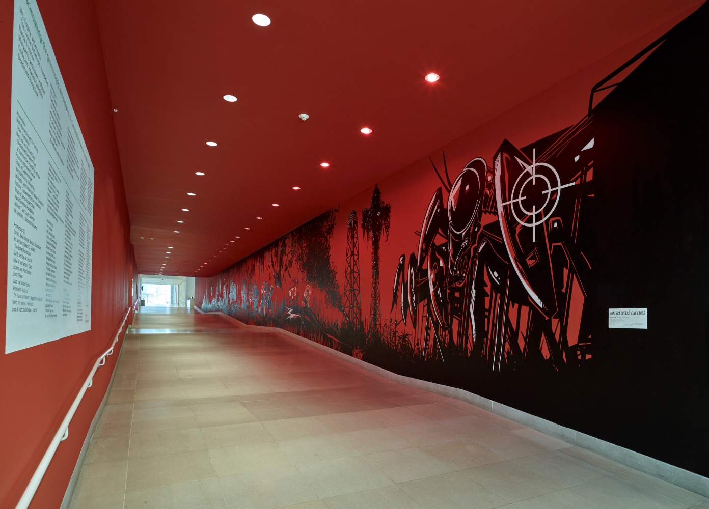 fine lands, 2018

pintura acr&amp;iacute;lica sobre muro

dimensiones variables

vista de instalaci&amp;oacute;n de&amp;nbsp;fine lands,&amp;nbsp;dallas museum of art, texas, 2018