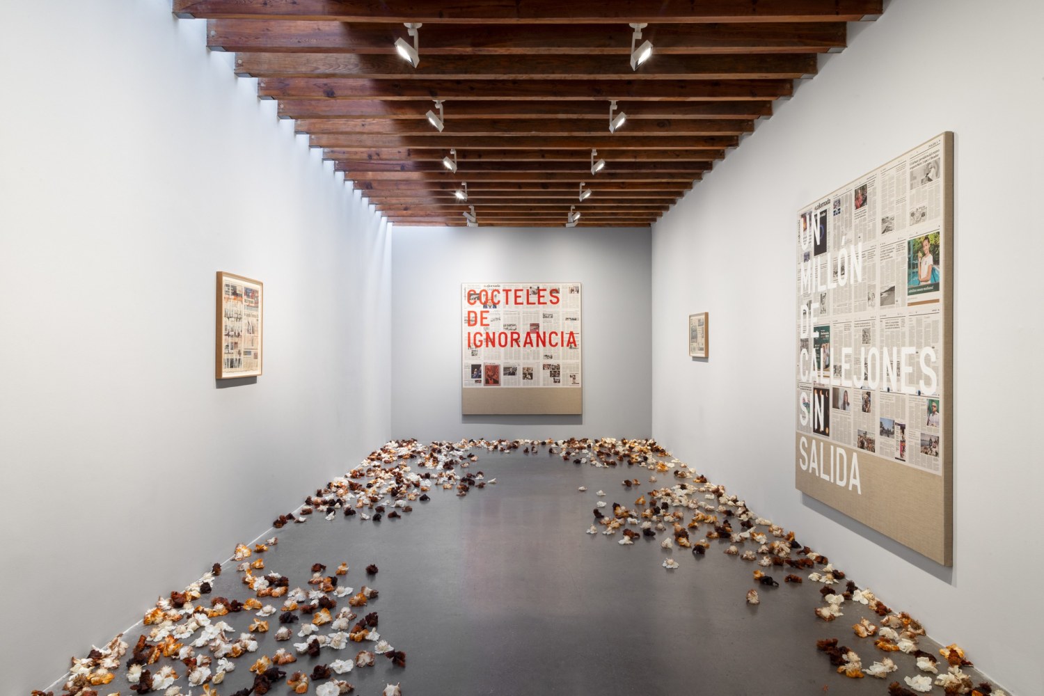 installation view&amp;nbsp;remains of the day: allora &amp;amp; calzadilla and rirkrit tiravanija, project room kurimanzutto mexico city, 2025. photo gerardo landa


&amp;nbsp;
