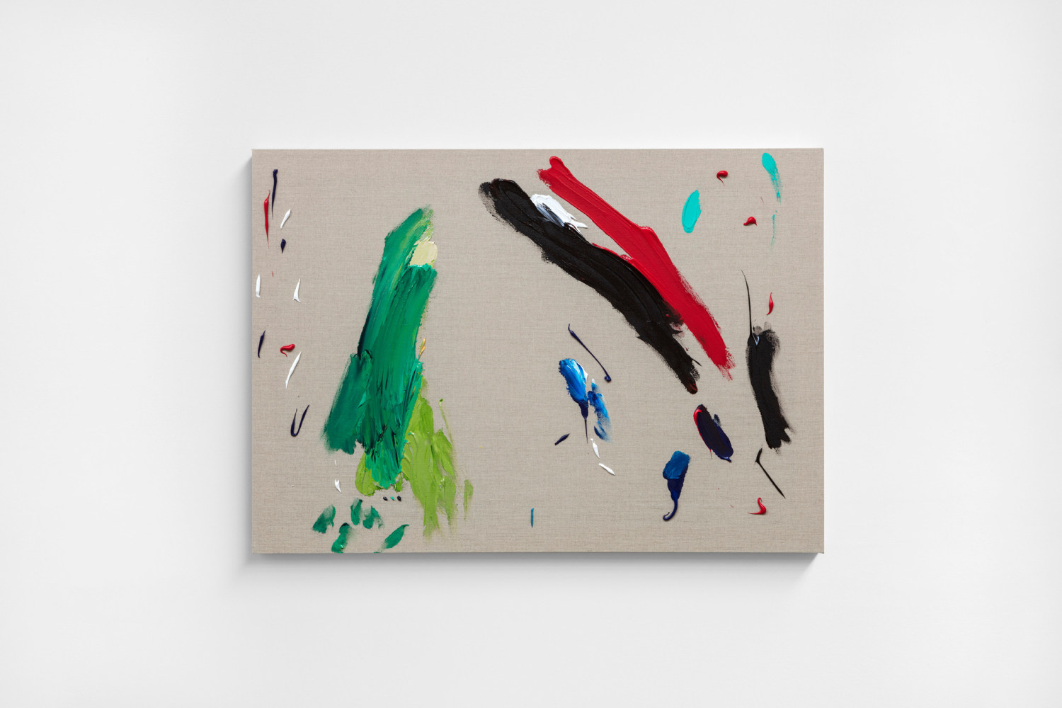 Wilfredo Prieto,&amp;nbsp;Un mamb&amp;iacute;, 2021
Acrilico sobre tela,&amp;nbsp;59.4 x 84.1 x 4 cm