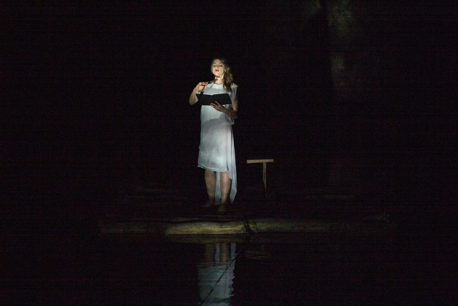 the malady of death &amp;ndash; monodrama with irene azuela, 2016

documentation of performance in cenote tza-ujun-kat, hom&amp;uacute;n, yucat&amp;aacute;n, mexico; adapted from marguerite duras&amp;#39; novella la maladie de la mort, 1982

42 min

photo: heinz peter knes, 2016