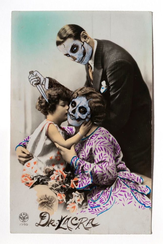 untitled (family matters), 2012

ink on vintage postcard

5.35 x 3.43 in.

&amp;nbsp;