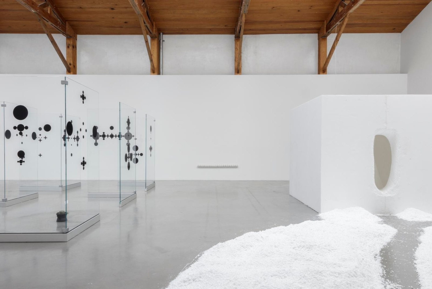 	installation view of xyla&amp;ntilde;ynu. taller de los viernes, kurimanzutto, mexico city, 2016