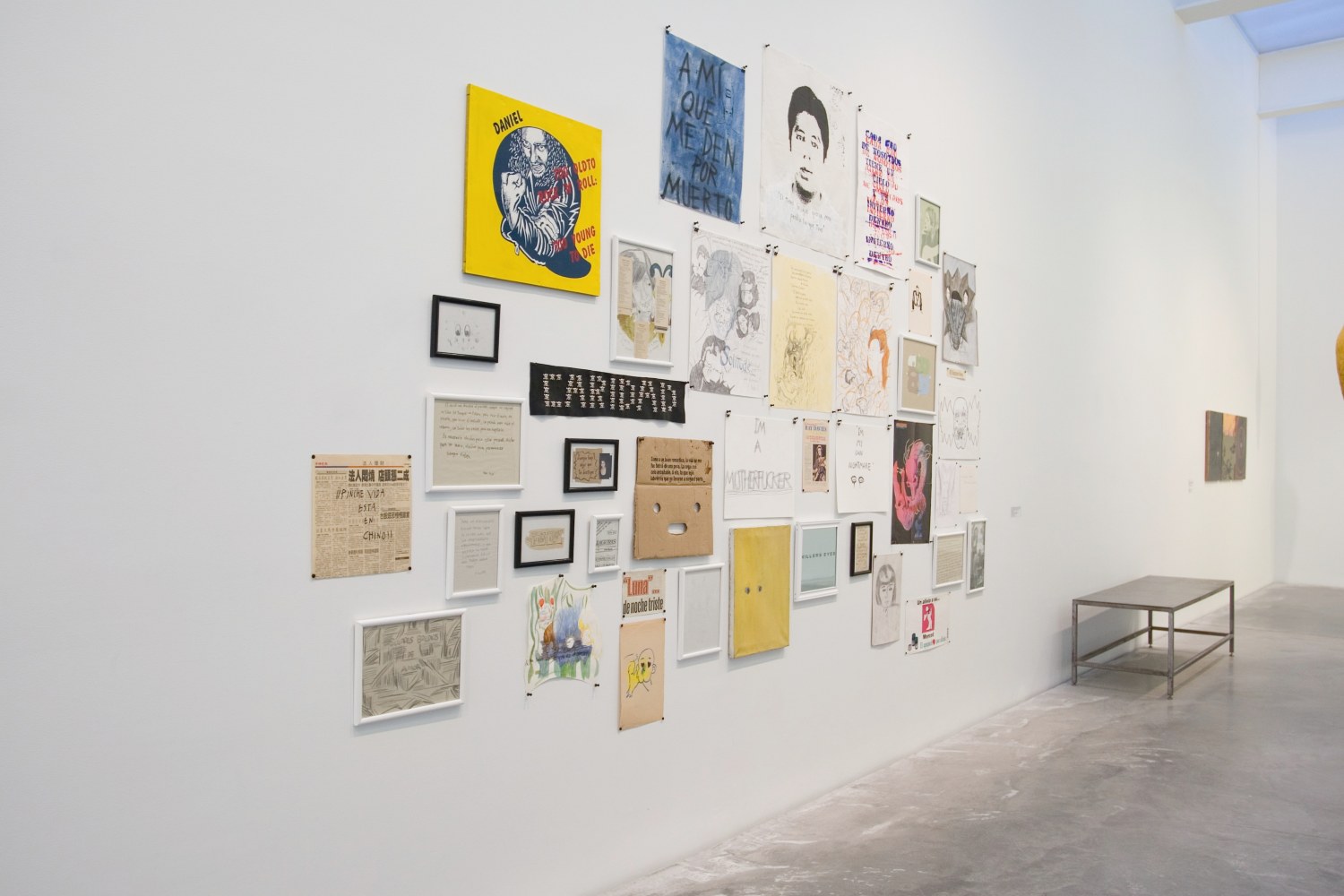 Hijo de tu puta madre, como parte de&amp;nbsp;Double Album: Daniel Guzm&amp;aacute;n and Steven Shearer,&amp;nbsp;New Museum, Nueva York, 2008