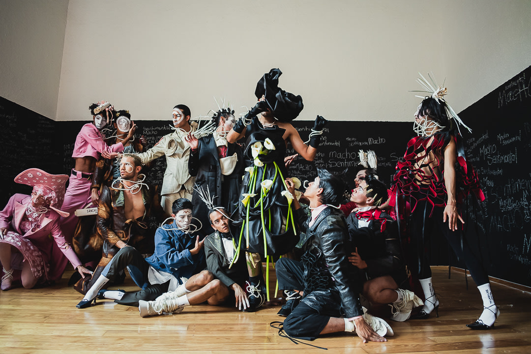 Documentaci&amp;oacute;n de Latino Couture performance, Museo Experimental el Eco, Ciudad de M&amp;eacute;xico, 2020