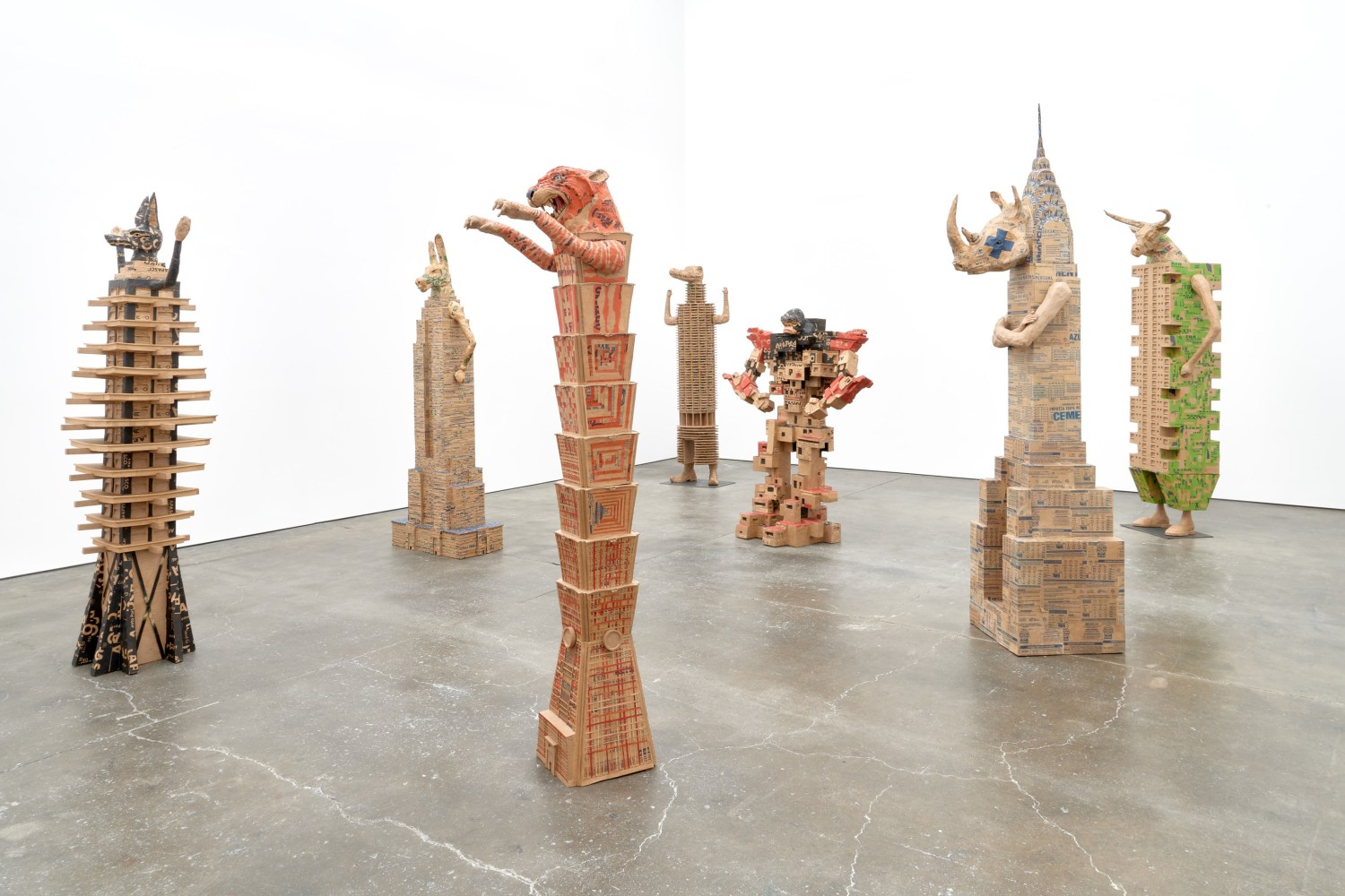 installation view of estrident&amp;oacute;polis, adrian rosenfeld gallery, san francisco, 2019