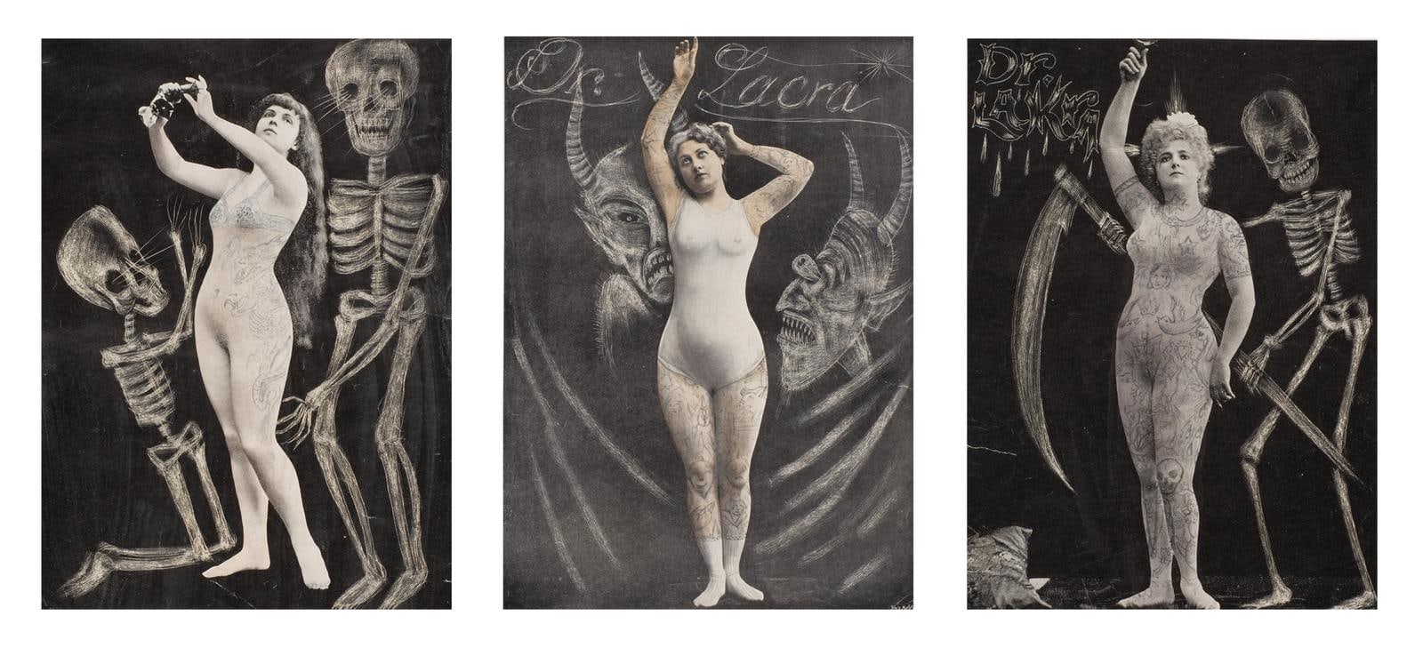 untitled (las tres gracias), 2006

set of 3, ink on vintage magazine

925 x 6.69 in.

&amp;nbsp;