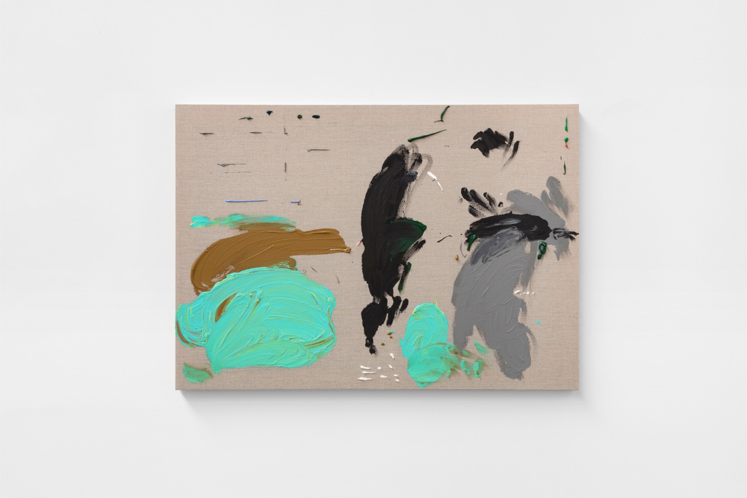 Wilfredo Prieto, T&amp;eacute;cnico de Santos, 2021
Acrilico sobre tela, 59.4 x 84.1 x 4 cm