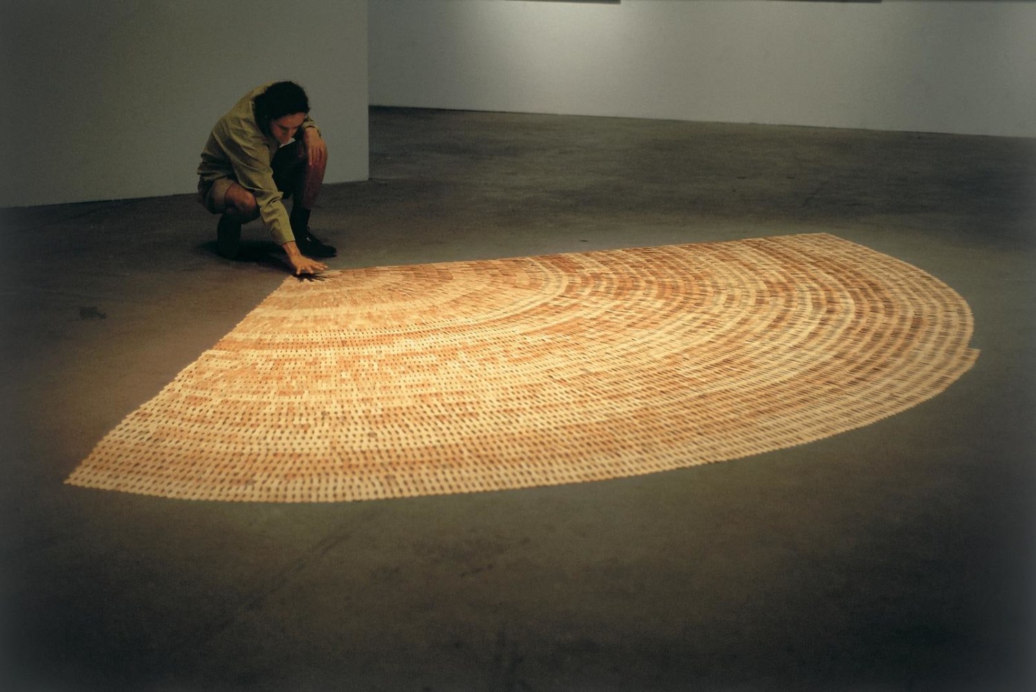 mi mano es la memoria del espacio, 1991

cucharas de madera para helado

dimensiones variables

&amp;nbsp;