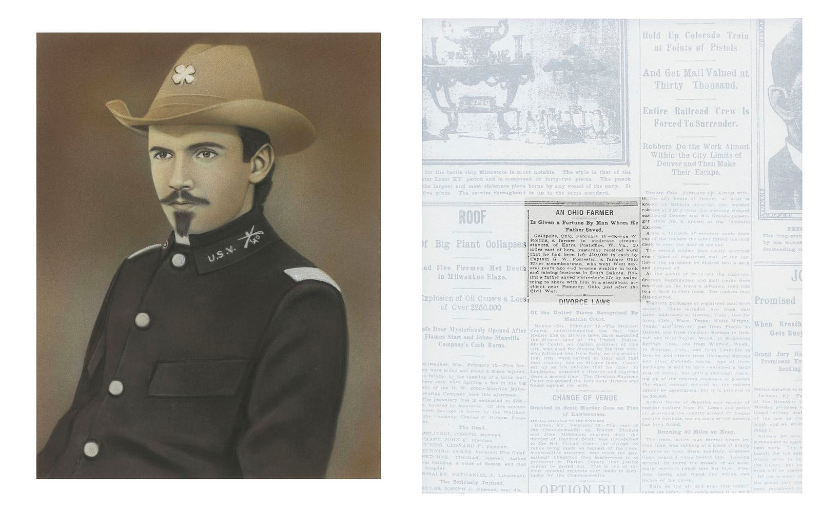 george w. rollins, 2015

hand-colored silver gelatin photographs on fiber base paper; risograph prints with a silk-screen coat on paper

64.2 x 56.3 in.