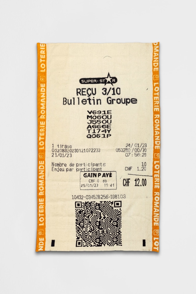 gain pay&amp;eacute;, 2023
Hand woven wool gobelin
267 x 158.5 x 6 cm