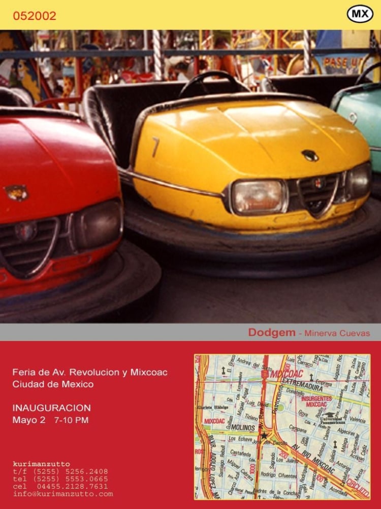 	minerva cuevas, invitation dodgem, 2002