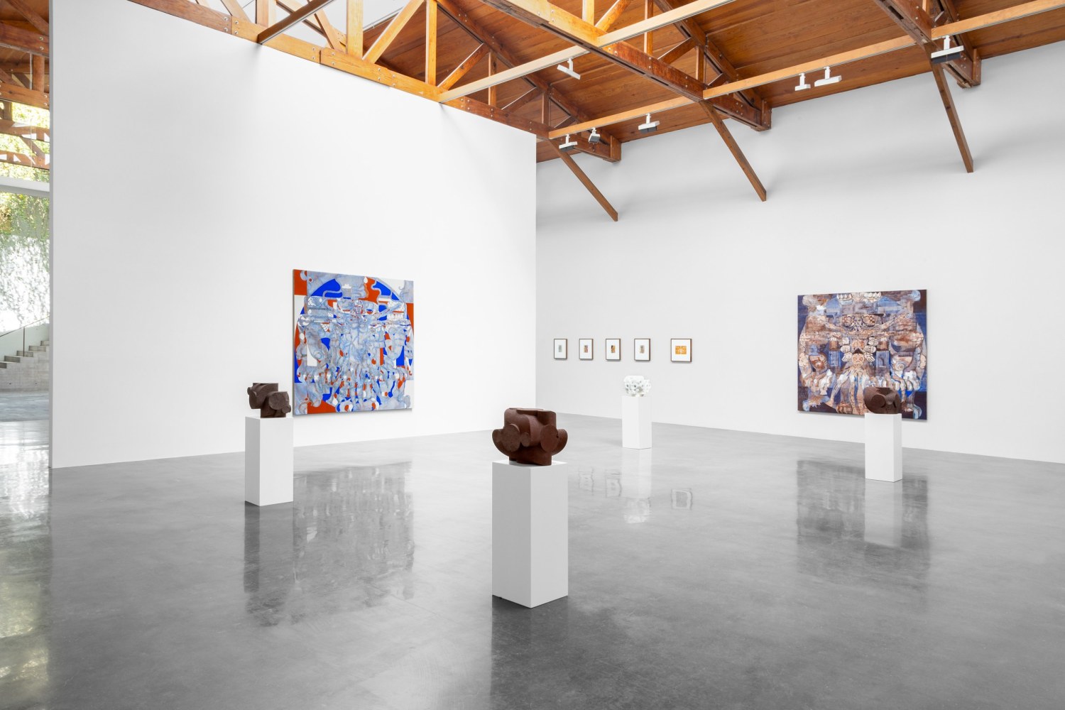 installation view of gabriel orozco, kurimanzutto mexico city, 2024. photo: gerardo landa