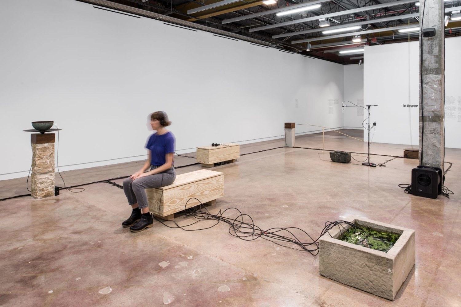 the whisperers, 2021-2022

series of listening devices composed of plastic, wood, brass, water, bronze, glass and stone

inspired by experiments pursued with a kindergarten class on the acoustics and vibratory frequency of objects, water, wind, voices, and rotational movements