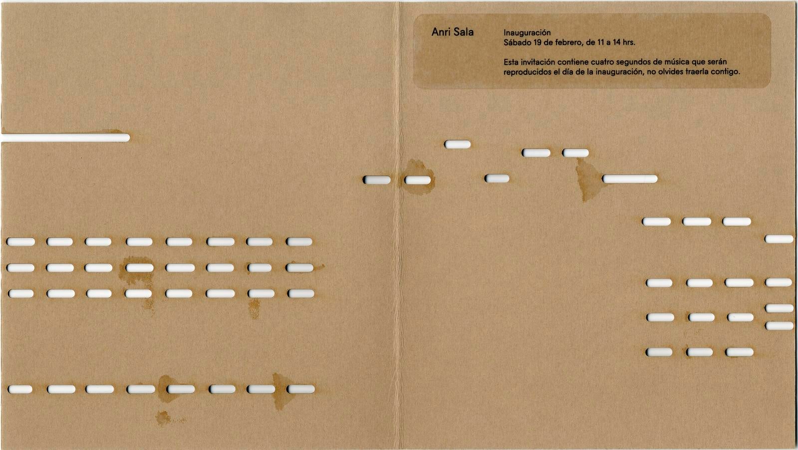 	anri sala, invitation, 2011