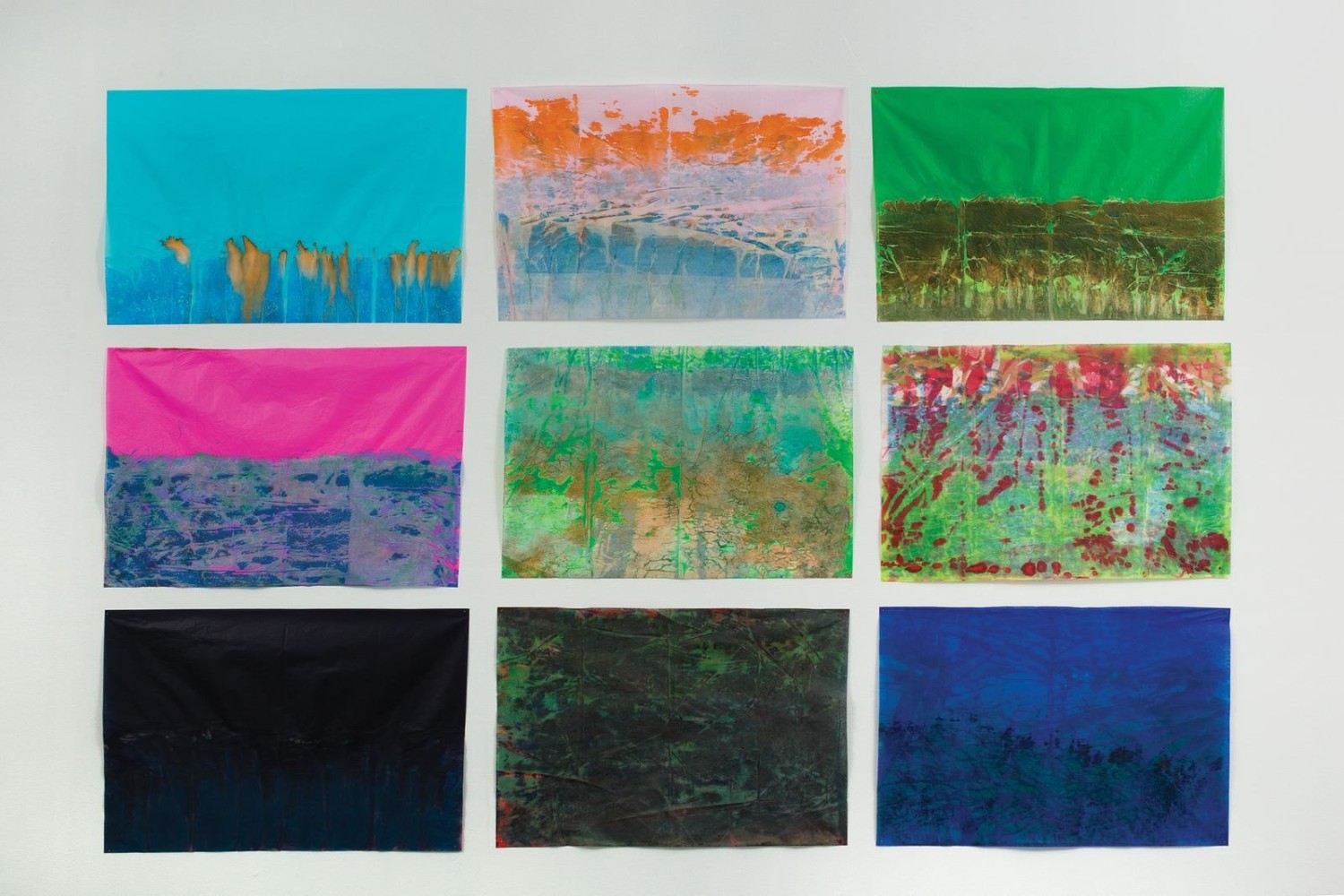 permeabilidad transl&amp;uacute;cida (horizontes IV), 2010-2011

india paper and water

19.29 x 28.74 in.&amp;nbsp;each

&amp;nbsp;