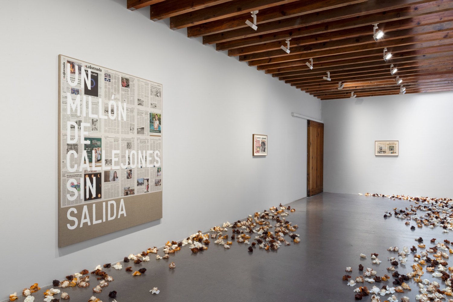 installation view&amp;nbsp;remains of the day: allora &amp;amp; calzadilla and rirkrit tiravanija, project room kurimanzutto mexico city, 2025. photo gerardo landa


&amp;nbsp;

