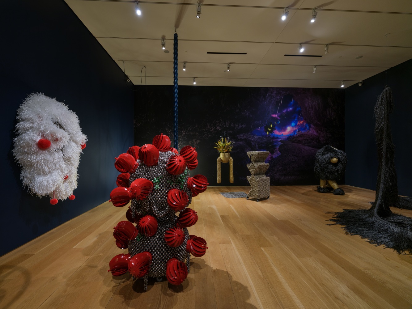 installation view&amp;nbsp;haegue yang: lost lands and sunken fields, nasher sculpture center, 2025. photo: kevin todora