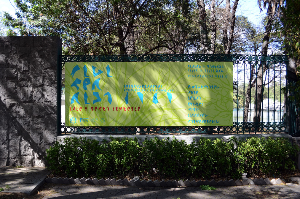 Vista de instalaci&amp;oacute;n de&amp;nbsp;Gravedad, Casa del Lago, Ciudad de M&amp;eacute;xico, 2016