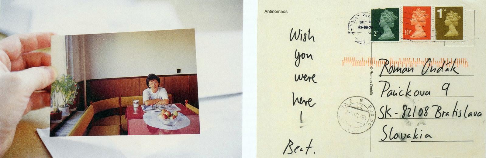 antinomads, 2000/2006
series of 12 postcards, 4.1 x 5.8 in each

&amp;nbsp;