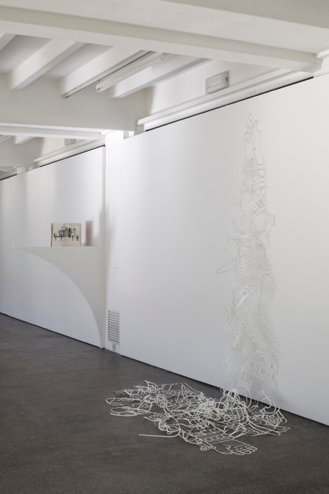 the stronger the light your shadow cuts deeper, 2009
papercutting
variable dimensions

&amp;nbsp;

&amp;nbsp;