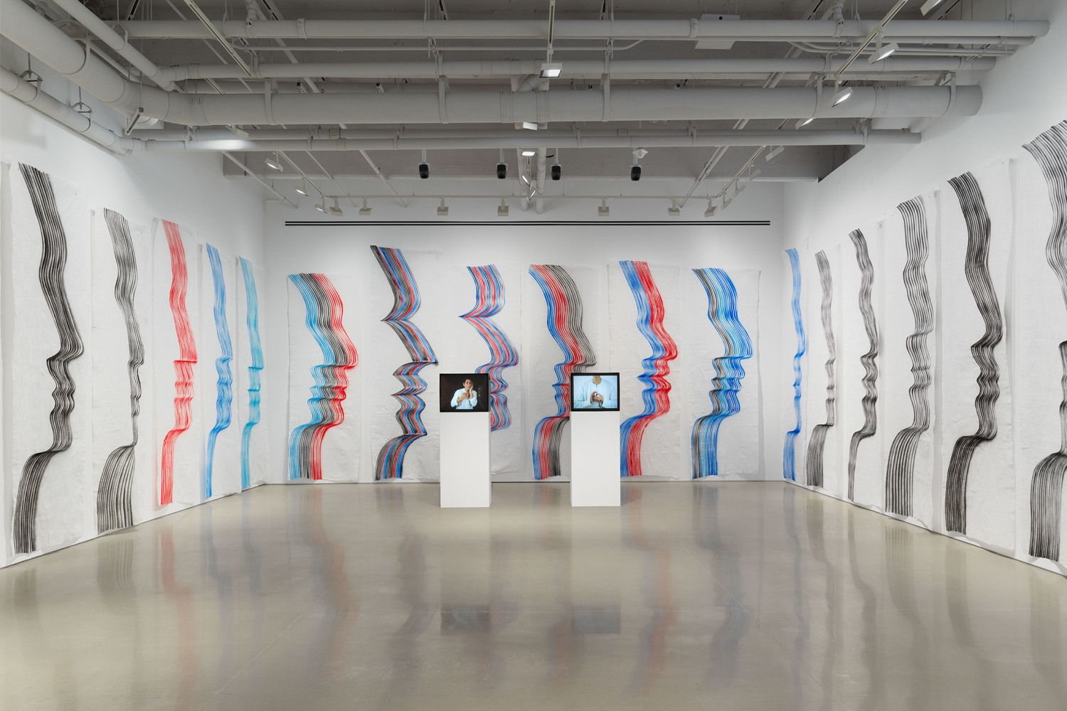 carlos amorales, words of mouths and hands, kurimanzutto, new york, 2023