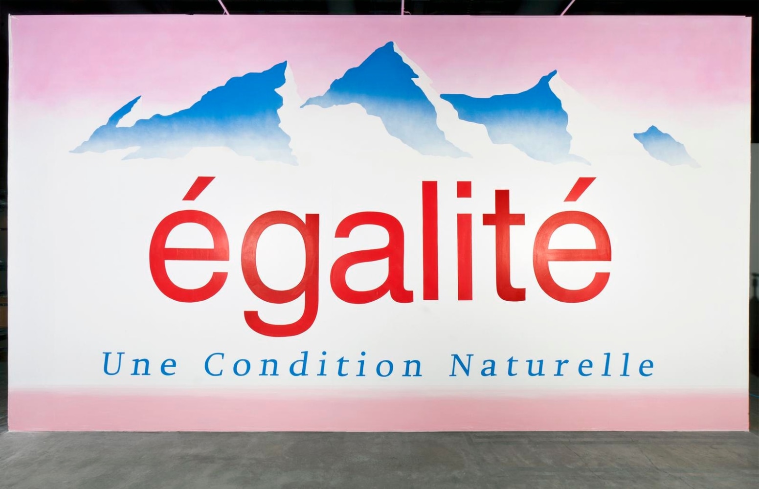 egalit&amp;eacute;, 2004
pintura acr&amp;iacute;lica sobre cartel
dimensiones variables

&amp;nbsp;

&amp;nbsp;